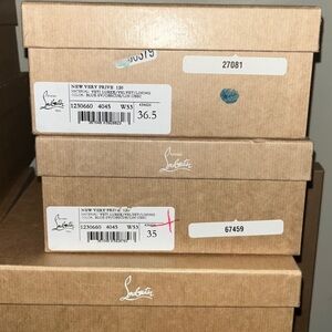 Christian Louboutin 9 boxes @gelsonschroder